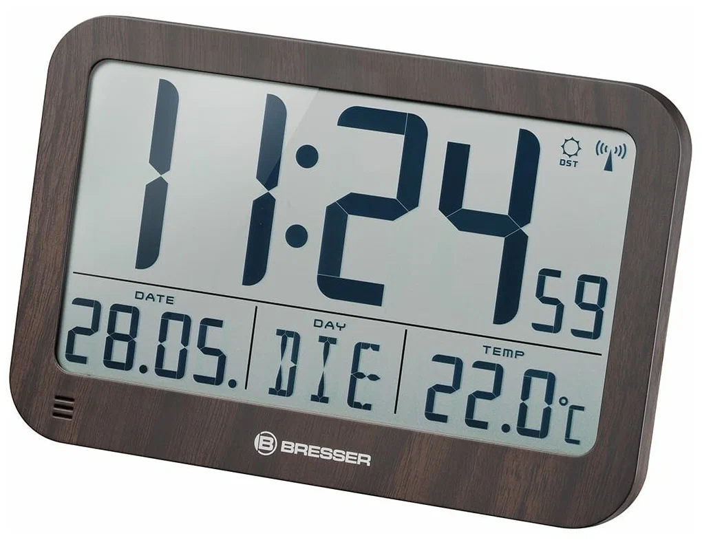 Bresser MyTime MC LCD  - дополнительные функции: будильник, календарь, часы