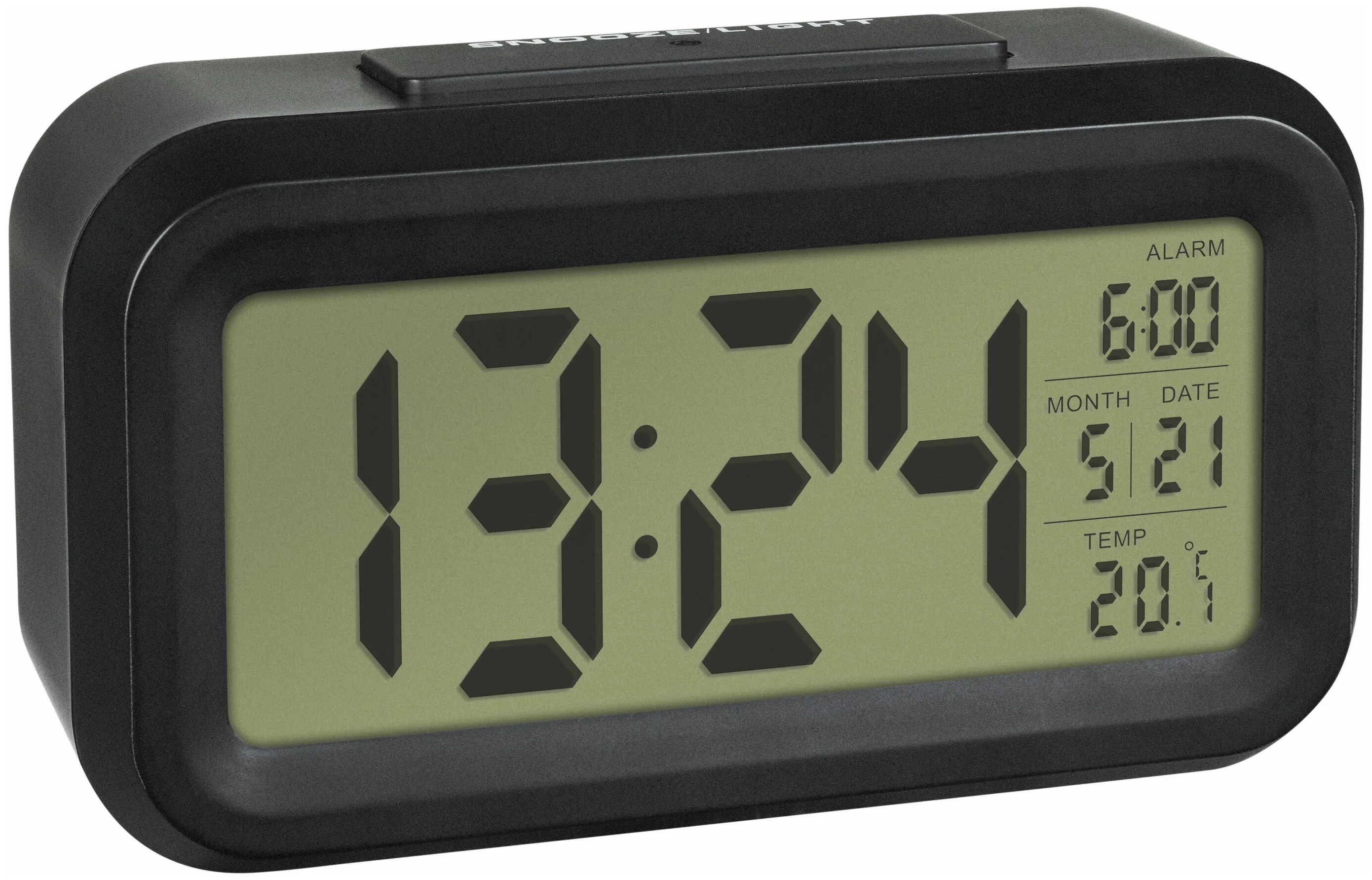 TFA 60.2018 - дополнительные функции: будильник, календарь, часы