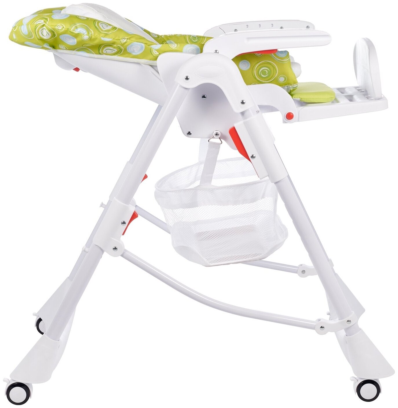 SWEET BABY Magestic - регулировка: высоты стульчика, наклона спинки, положения подножки, положения столика
