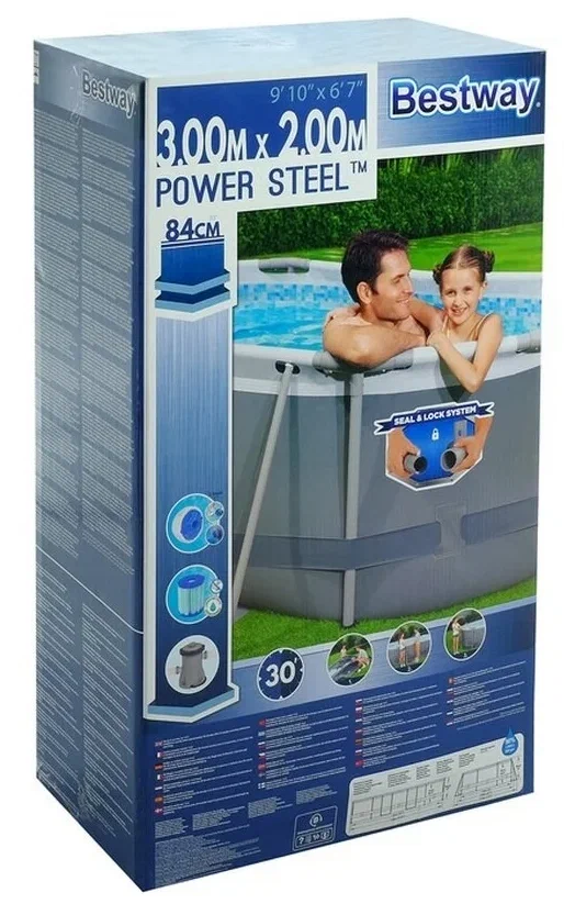 Bestway Power Steel 5614A  - водяной насос в комплекте: есть