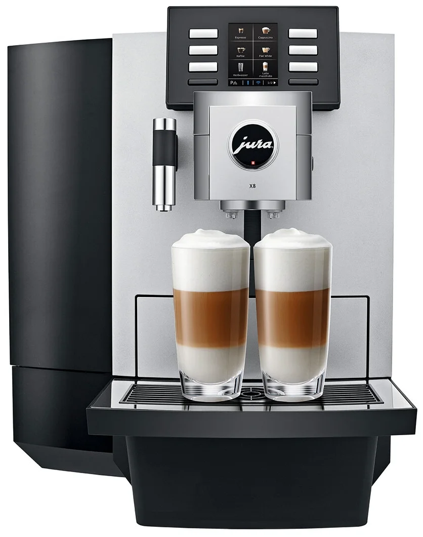 Jura X8 Platin - тип используемого кофе: зерновой