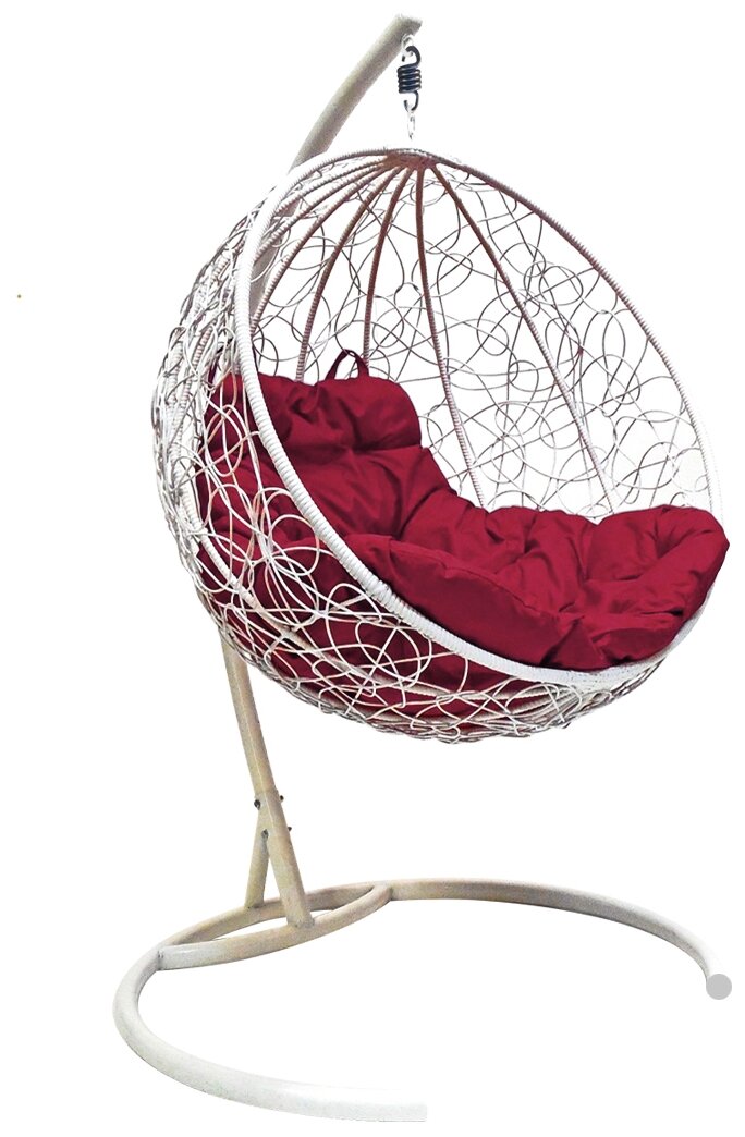 M-GROUP Круглое с ротангом, 106х186 см, до 120 кг - тип: кресло кокон